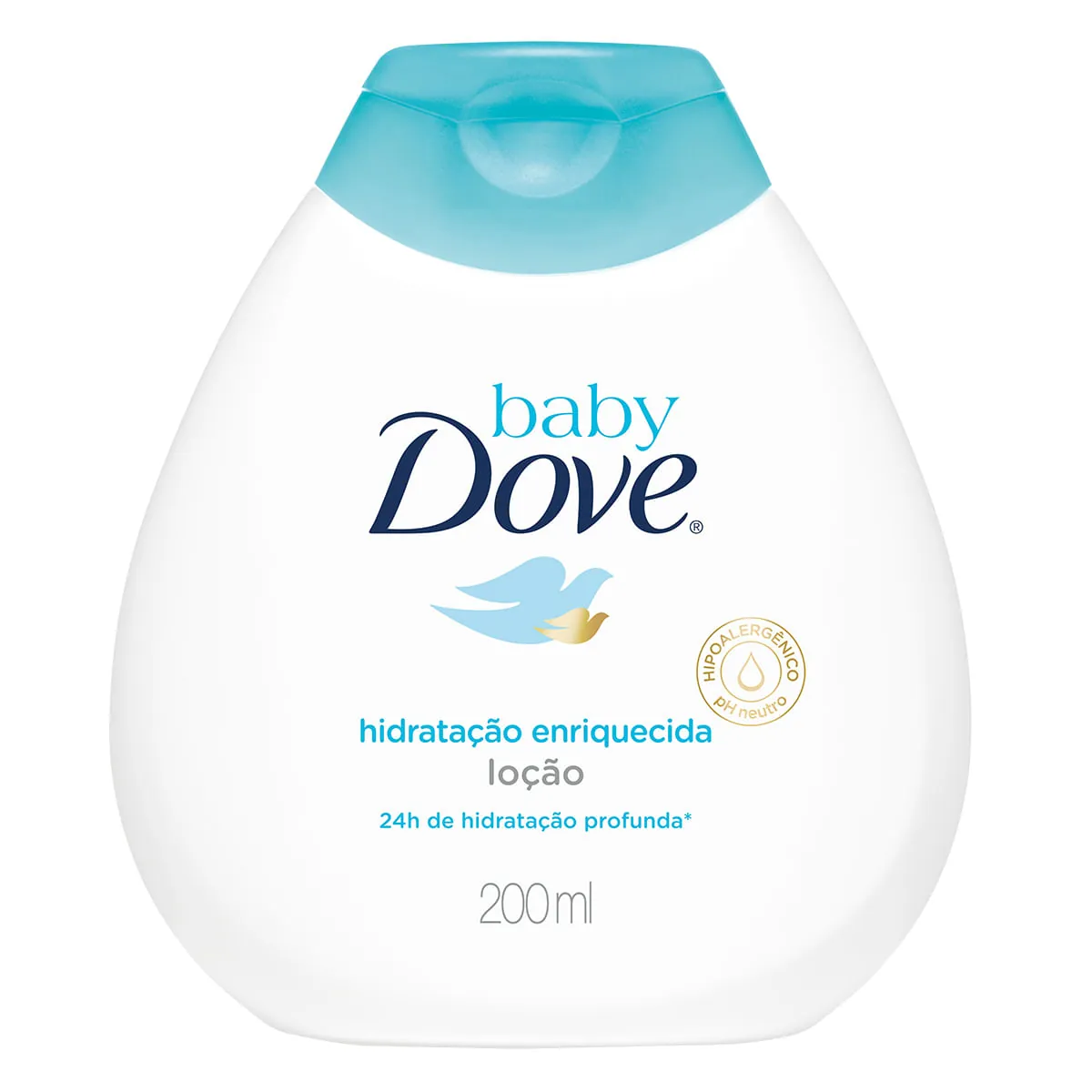 Loção Hidratante Corporal Tradicional Original Dove Baby 200ml