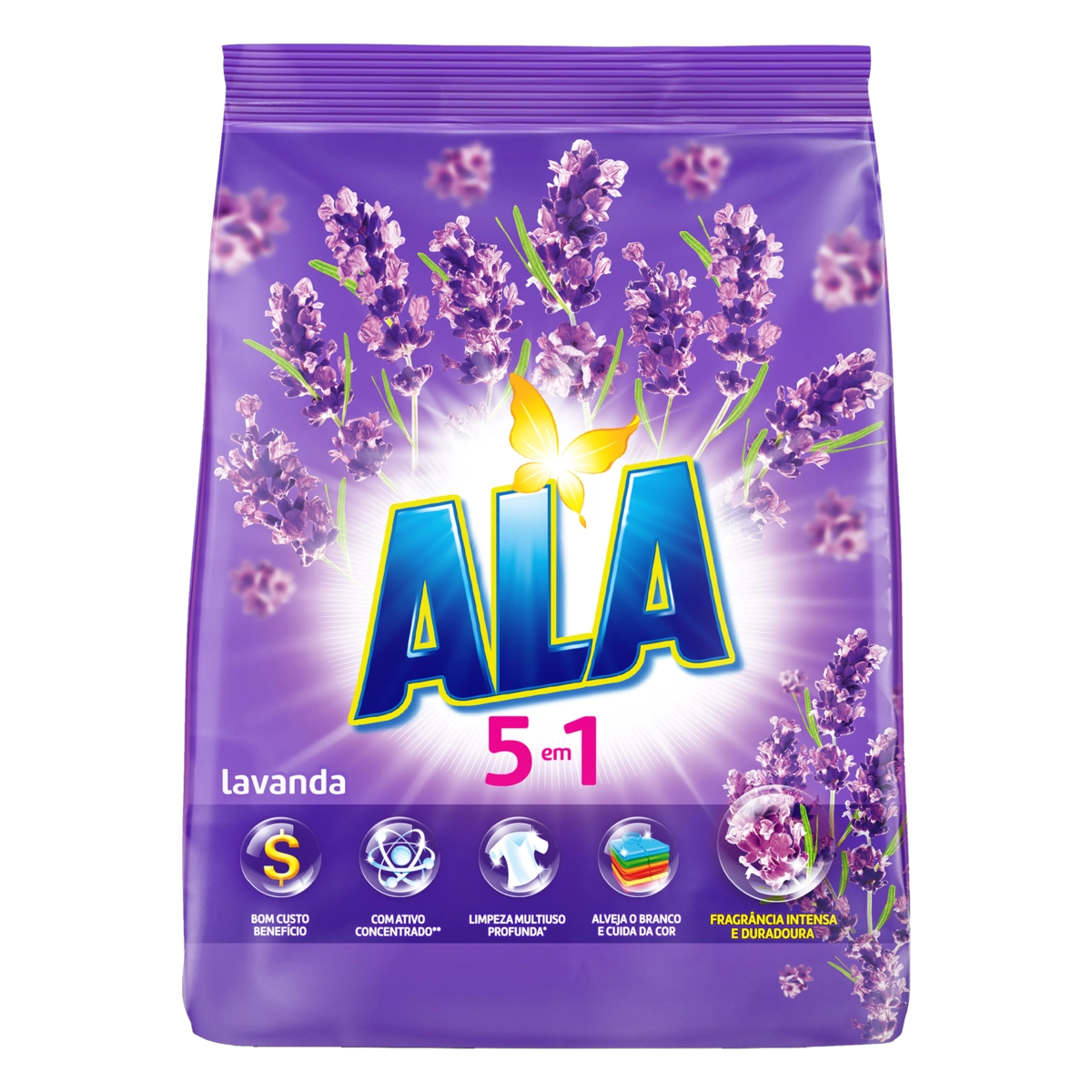 Lava Roupas Pó Lavanda Ala Pacote 1kg Edição Especial 25 Anos