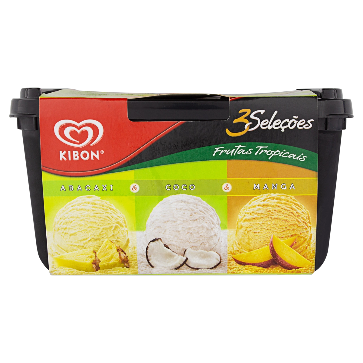 Sorvete Frutas Tropicais Kibon 3 Seleções Pote 1,5l