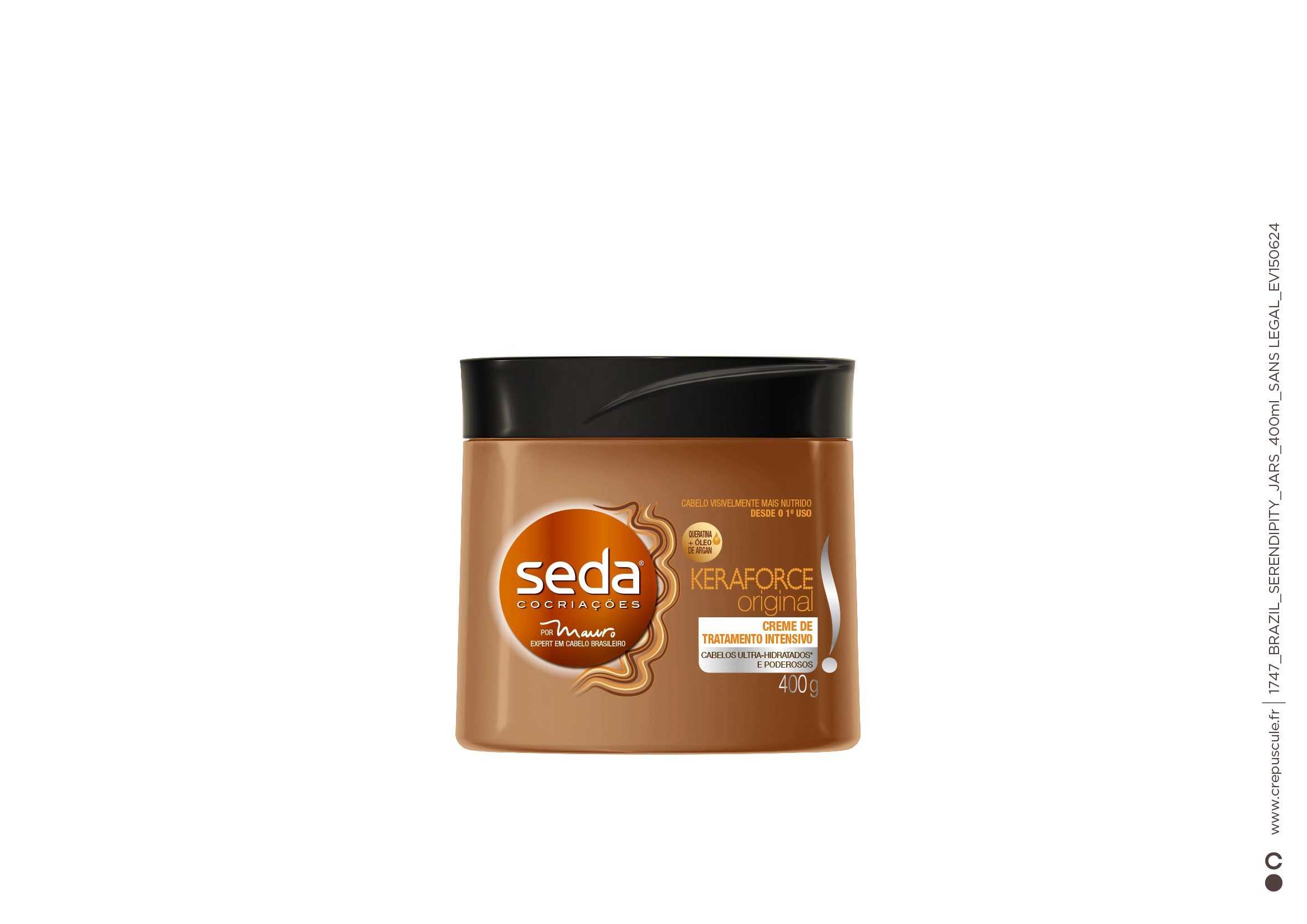 Creme De Tratamento Seda Keraforce Original 400g