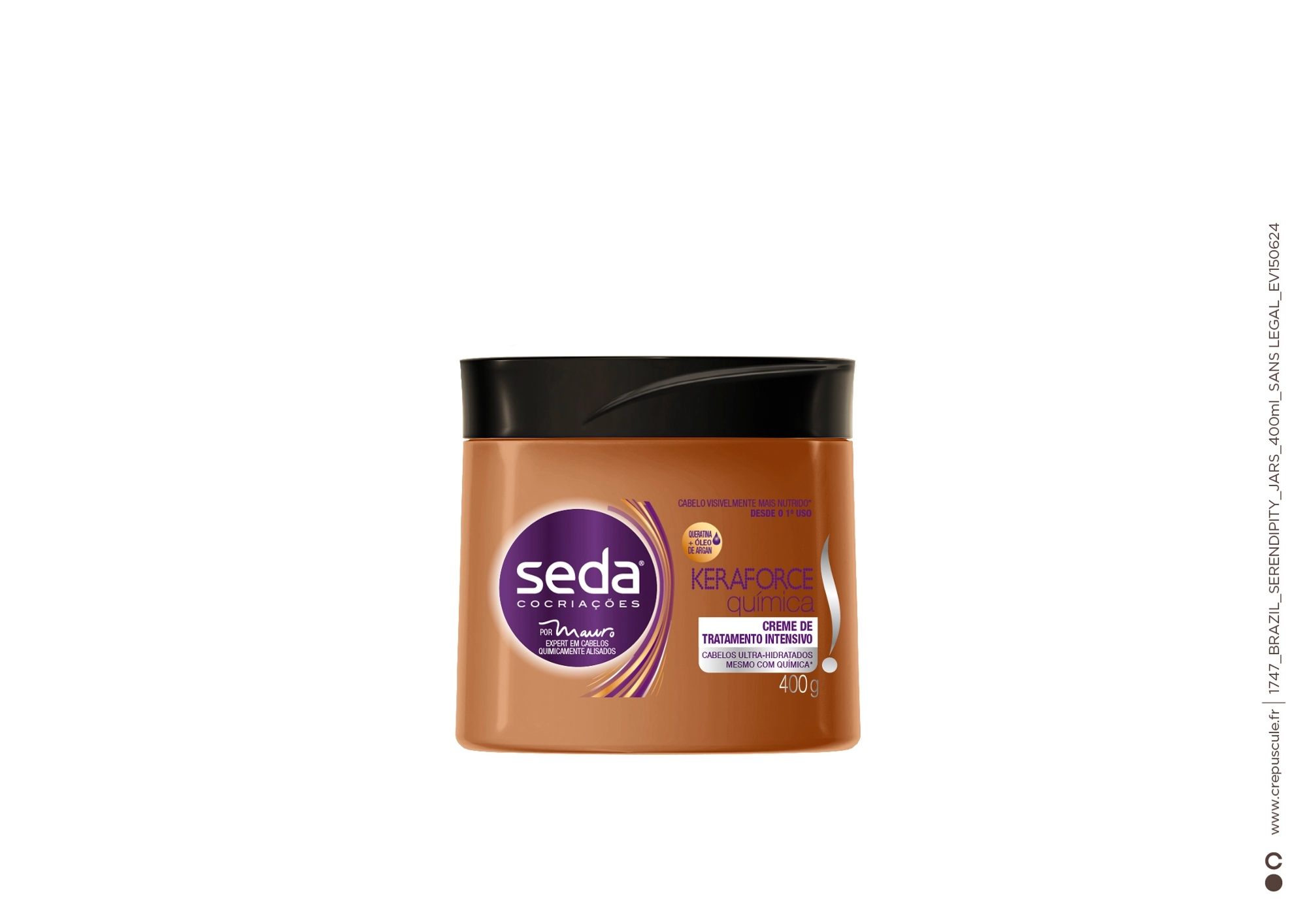 Creme De Tratamento Seda Keraforce Química 400g
