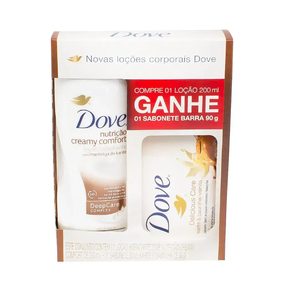 Locao Dove Nutricao Creamy Sabonete