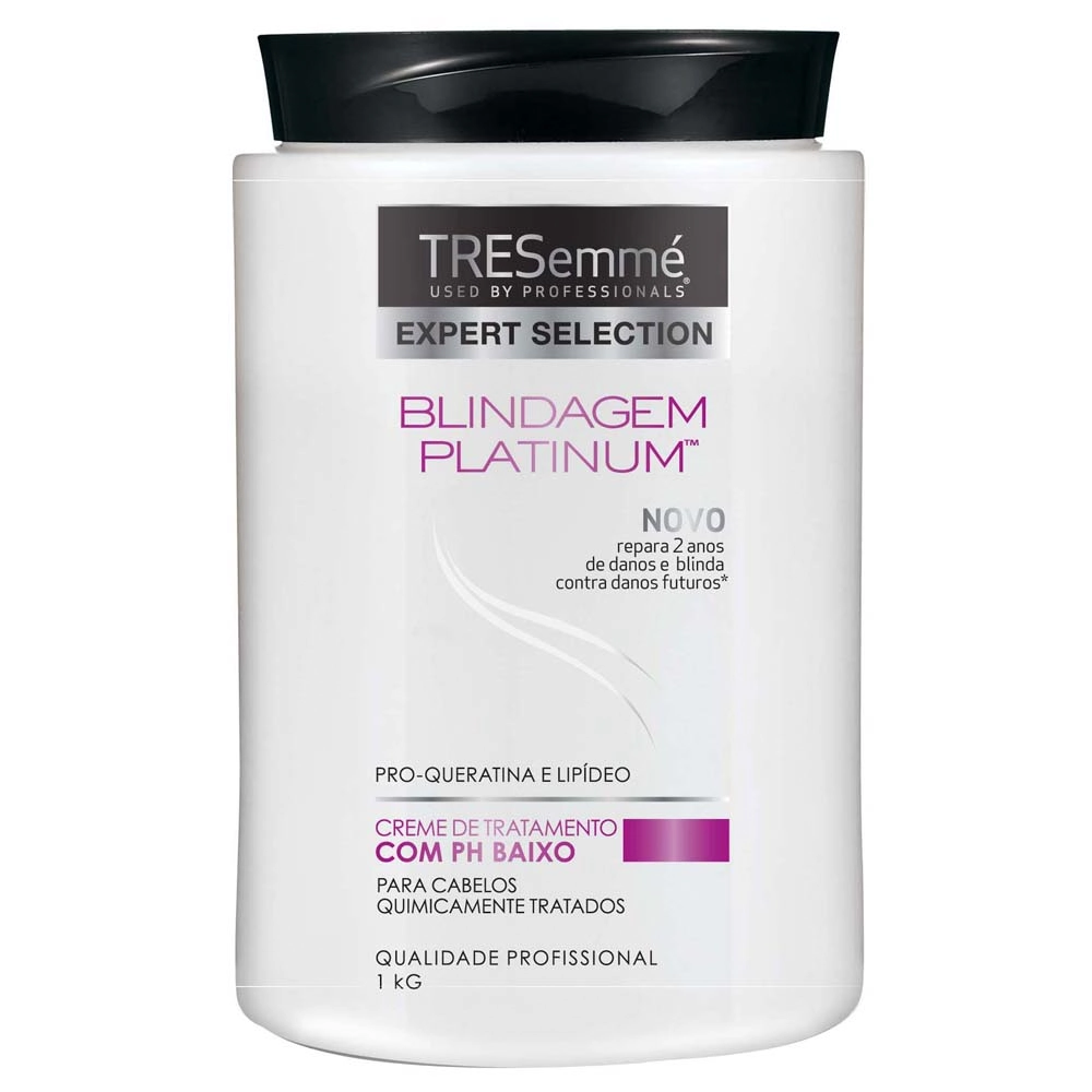 Creme De Tratamento Tresemmé Expert Selection Blindagem Platinum