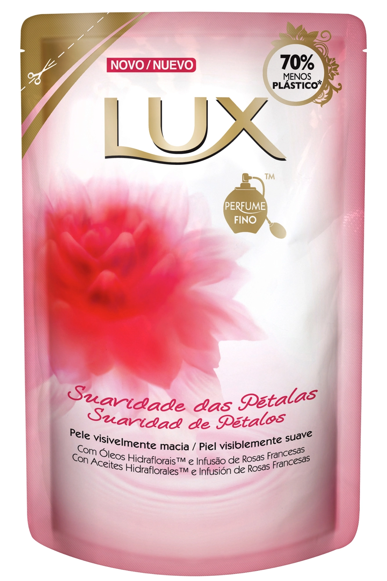 Refil Sabonete Líquido Lux Suavidade Das Pétalas 220ml