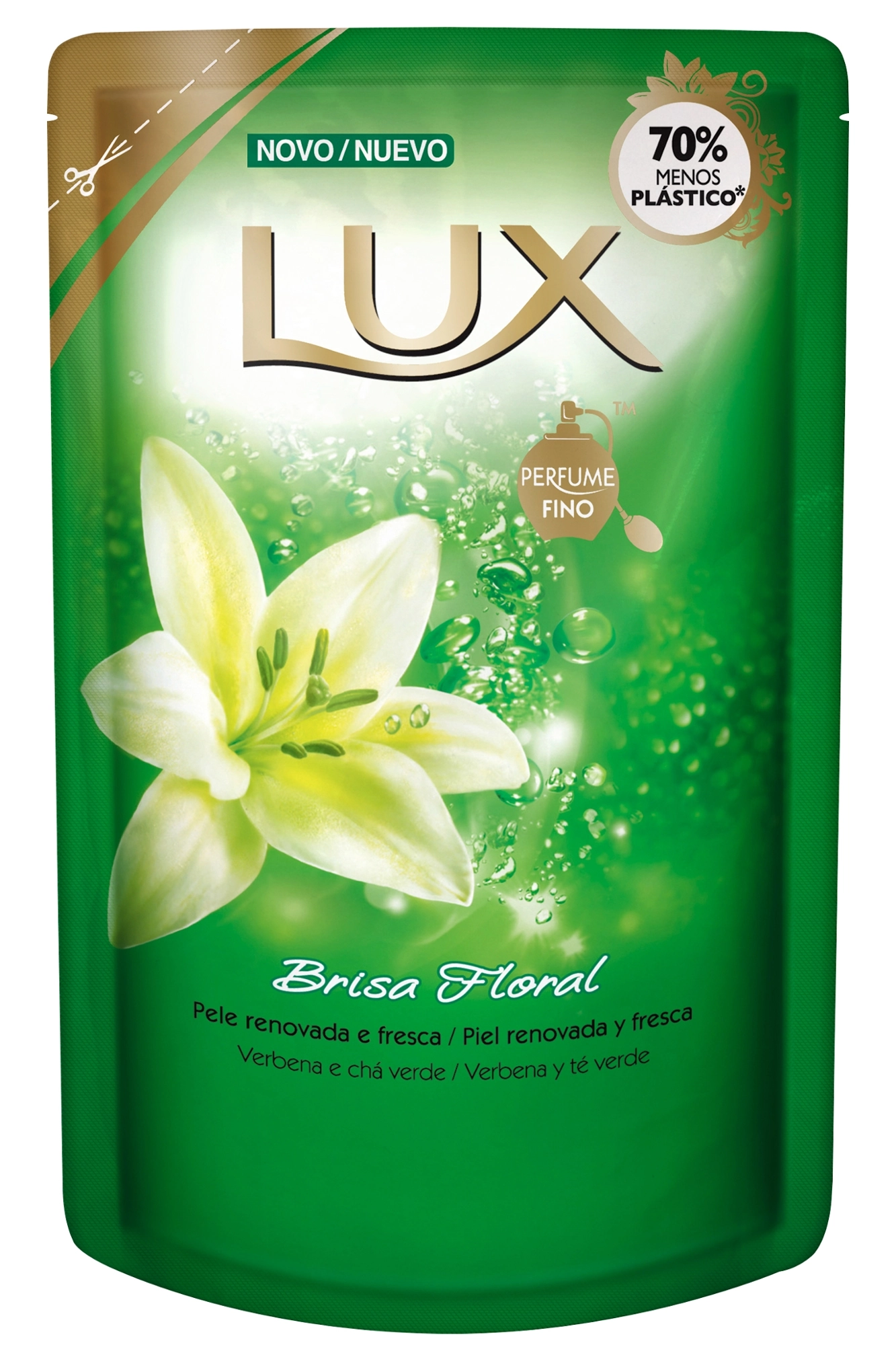 Refil Sabonete Líquido Lux Brisa Floral 220ml