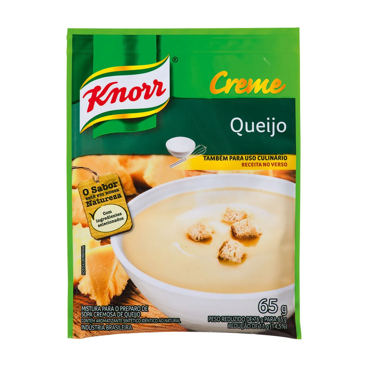 Sopa Creme Queijo Knorr Sachê 65g