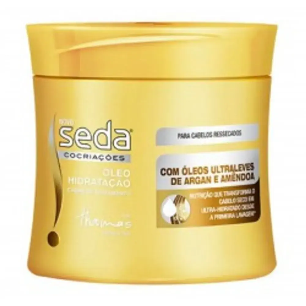 Creme De Tratamento Seda óleo Hidratação