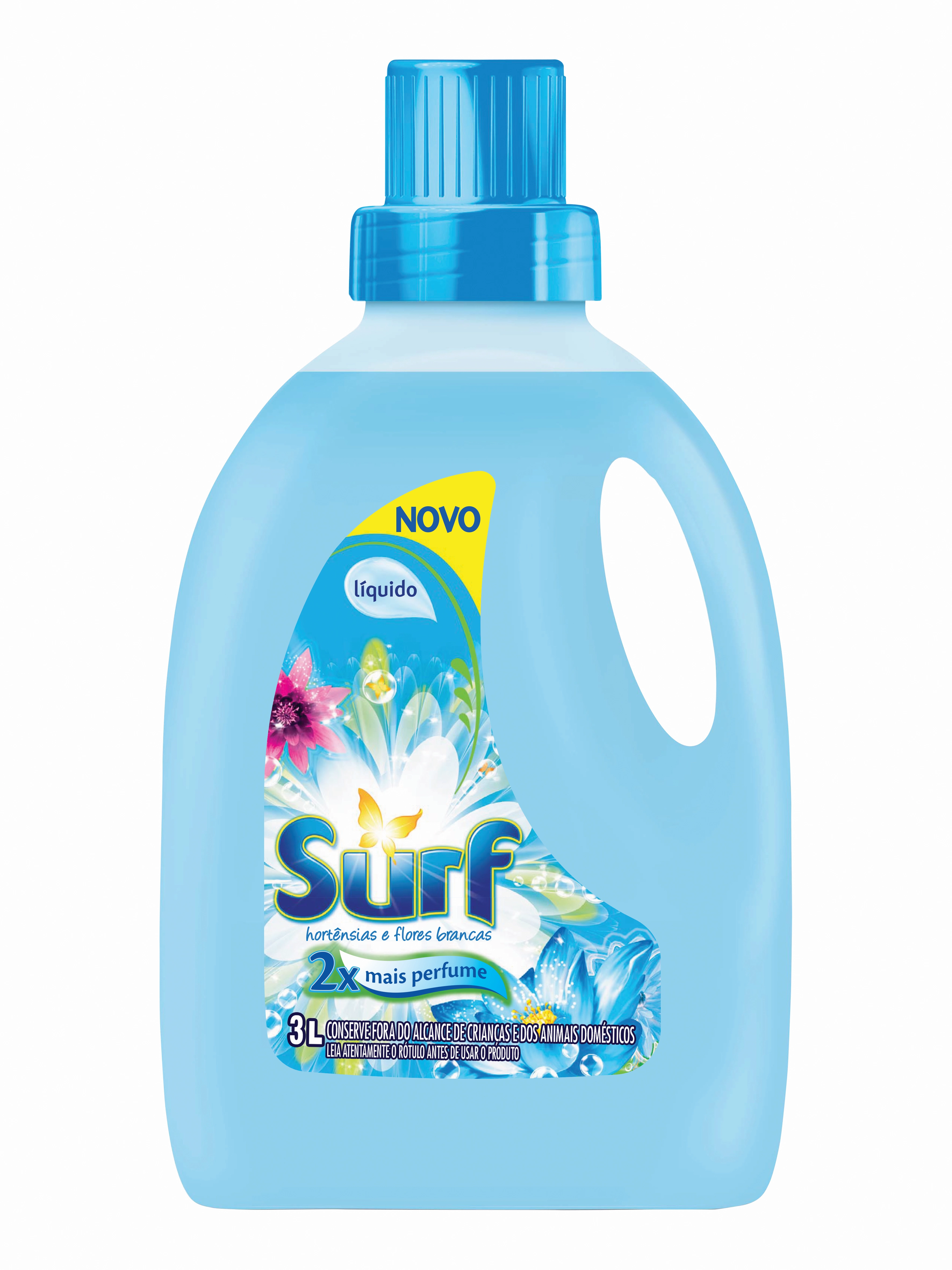 Detergente Liquído Surf Hortênsias E Flores Brancas 3l