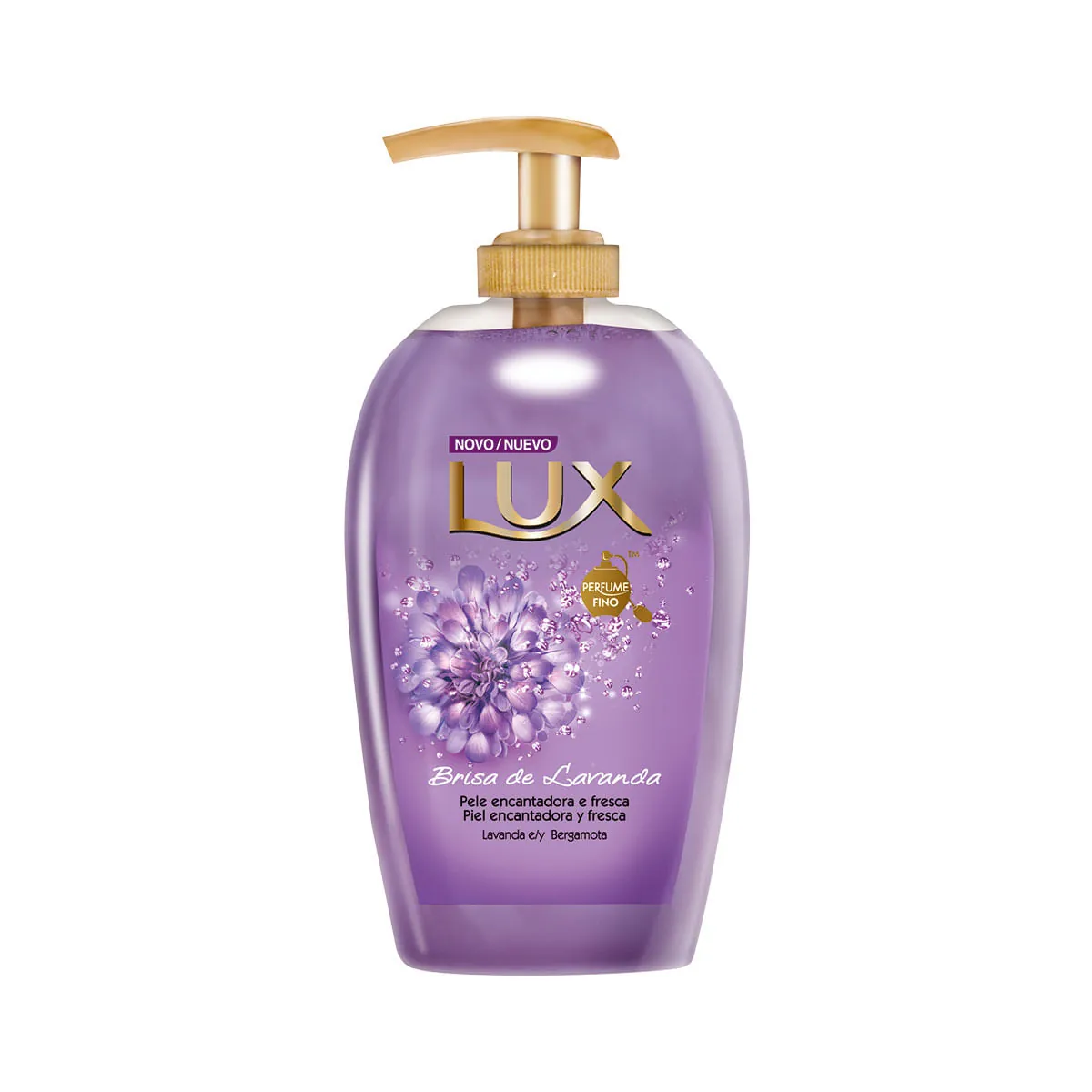 Sabonete Líquido Refrescante Brisa De Lavanda Lux Frasco 250ml
