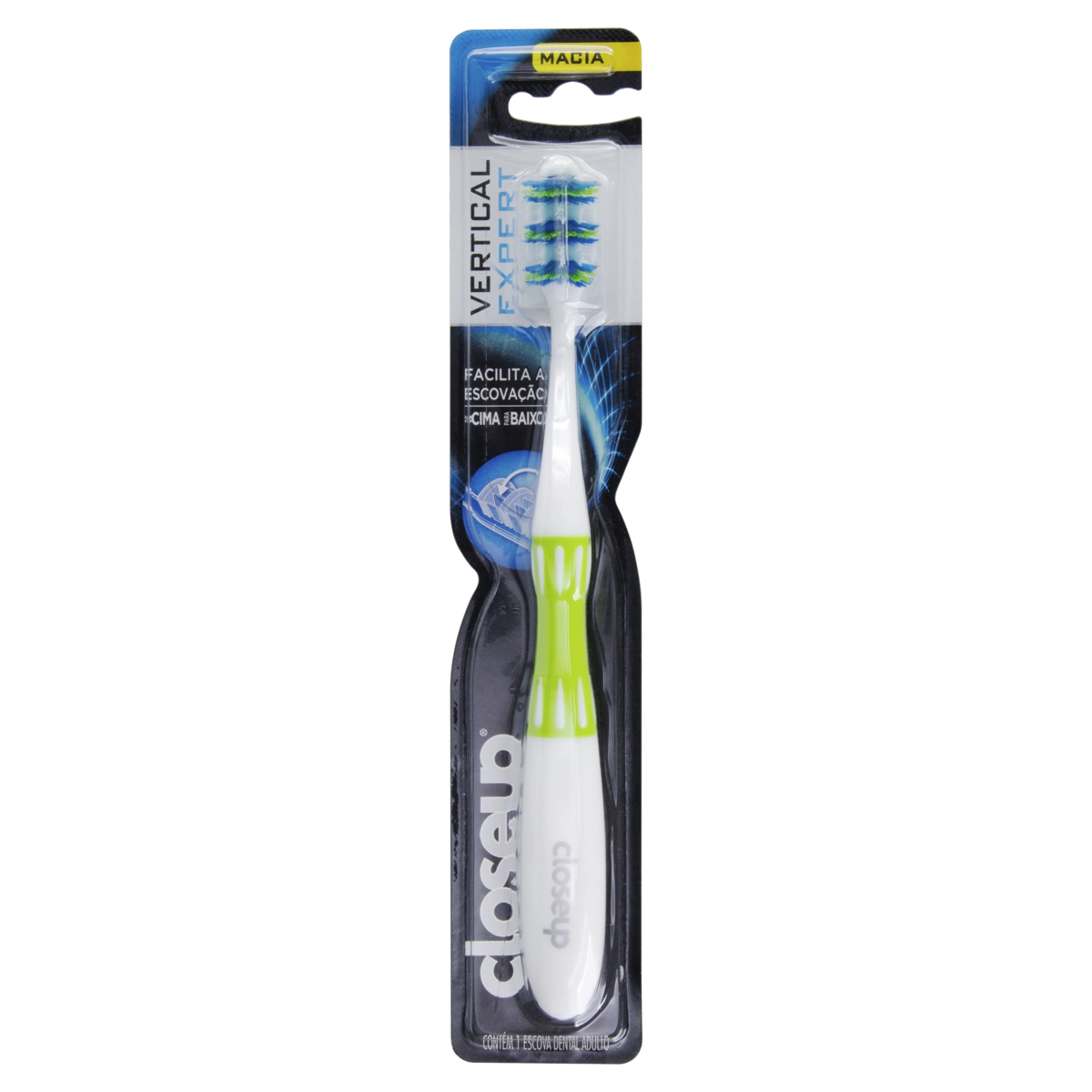Escova Dental Macia Vertical Expert Closeup