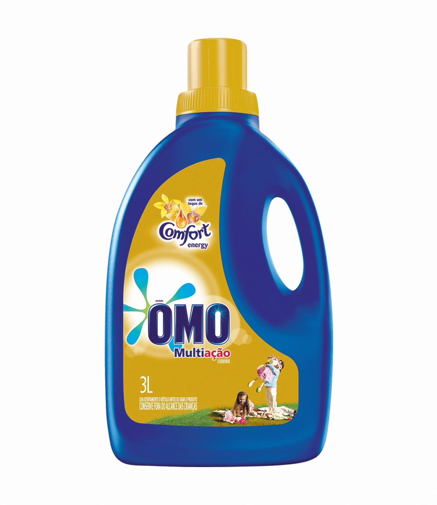 Detergente Líquido Omo Multiação Com Toque De Comfort Energy 3l