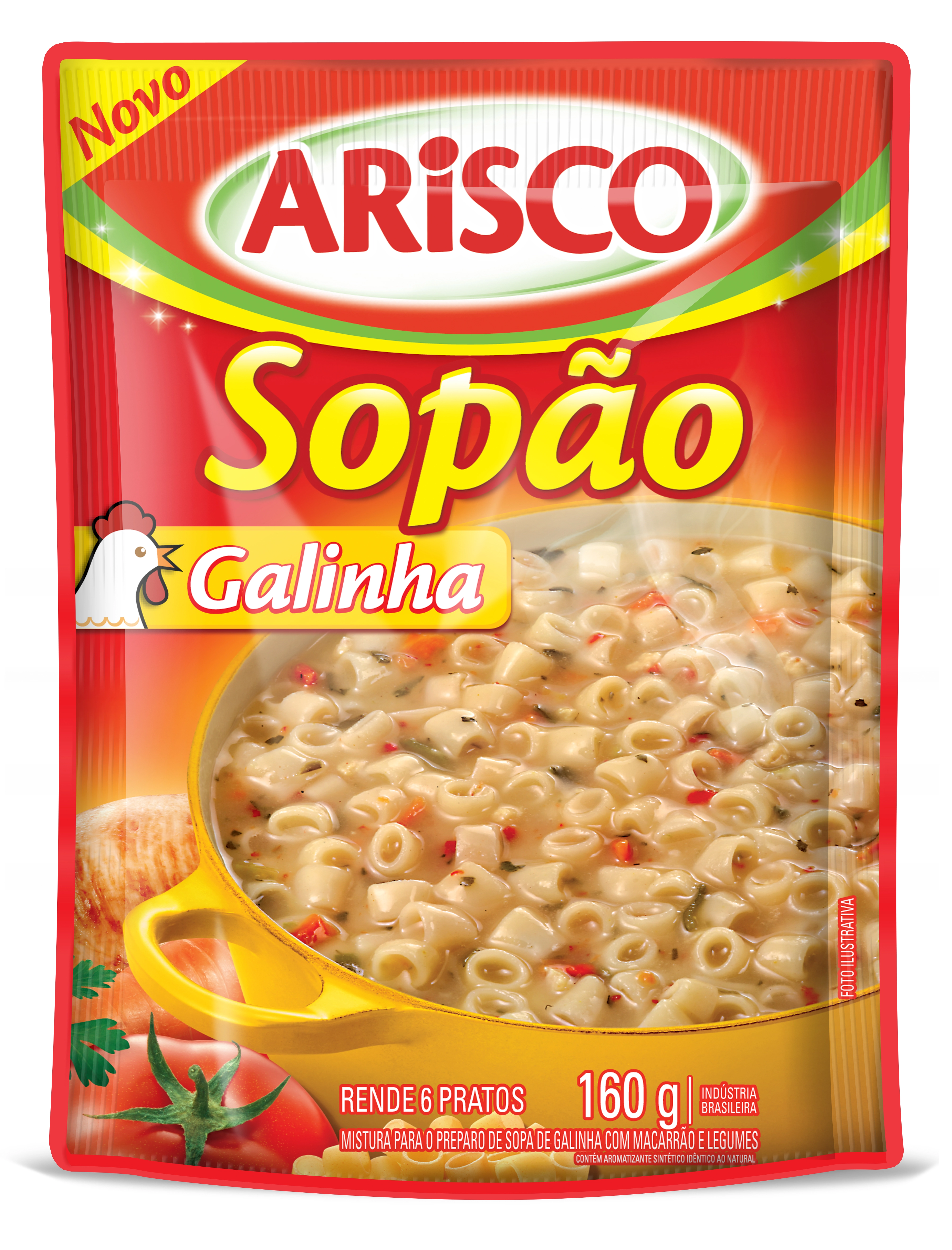 Sopão Galinha Arisco Sachê 160g