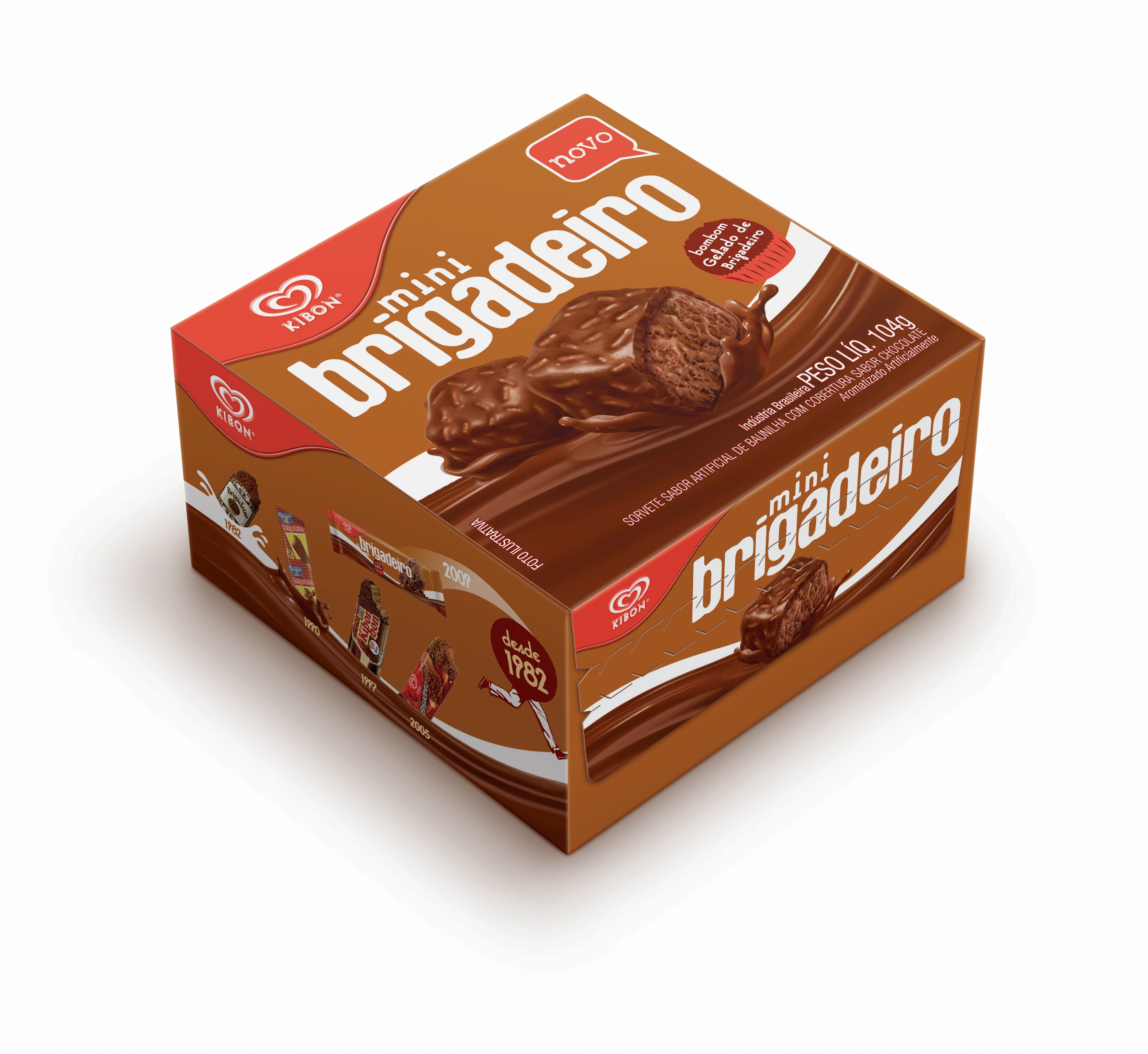 Sorvete Kibon Mini Brigadeiro 104g