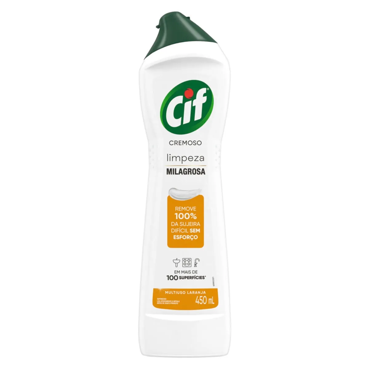 Saponáceo Cremoso Laranja Cif 450ml