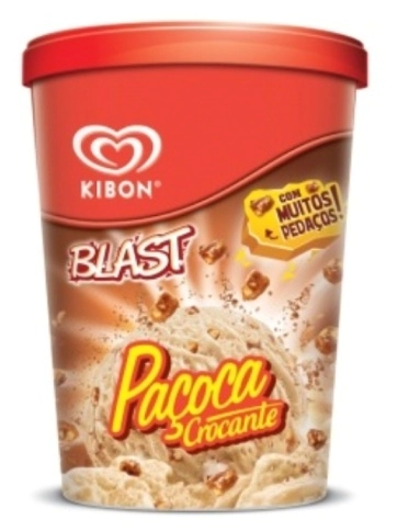 Sorvete Kibon Blast Paçoca 1l