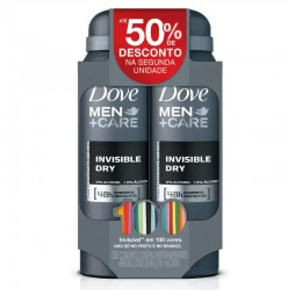 Desod Dove Aer Men Ap C/2un 89g 50 Desc