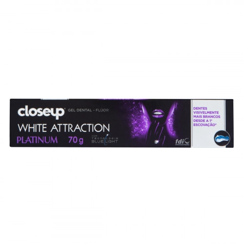 Gel Dental Closeup White Attraction Platinum Caixa 70g