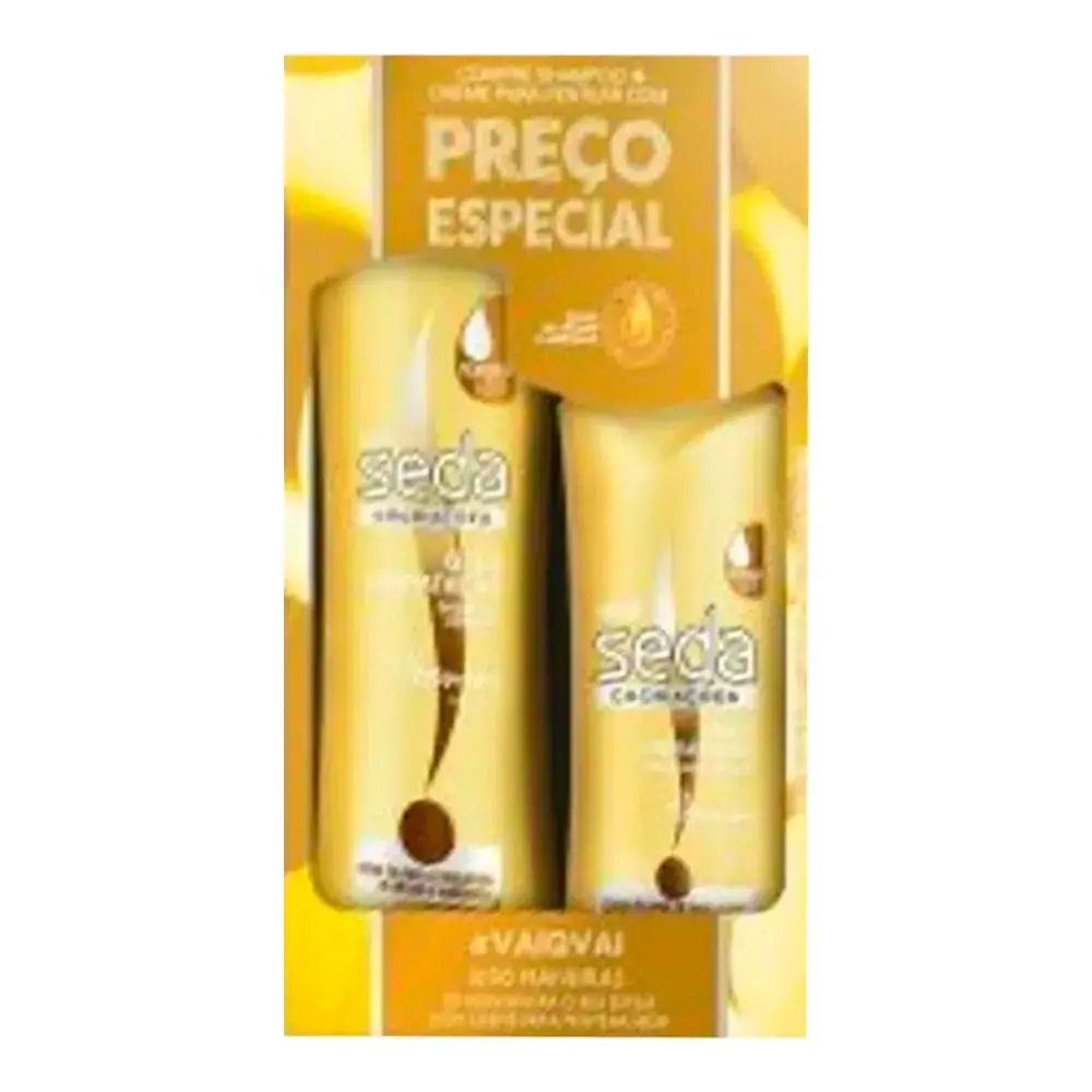 Shampoo Seda Oleo Hidratacao Creme Pentear
