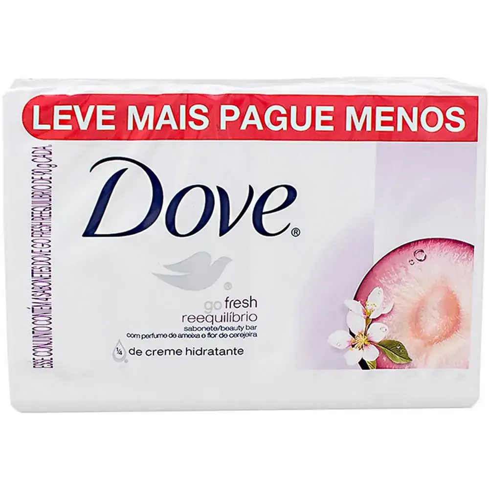 Sabonete Dove C/4 Go Fresh Reequilibrio