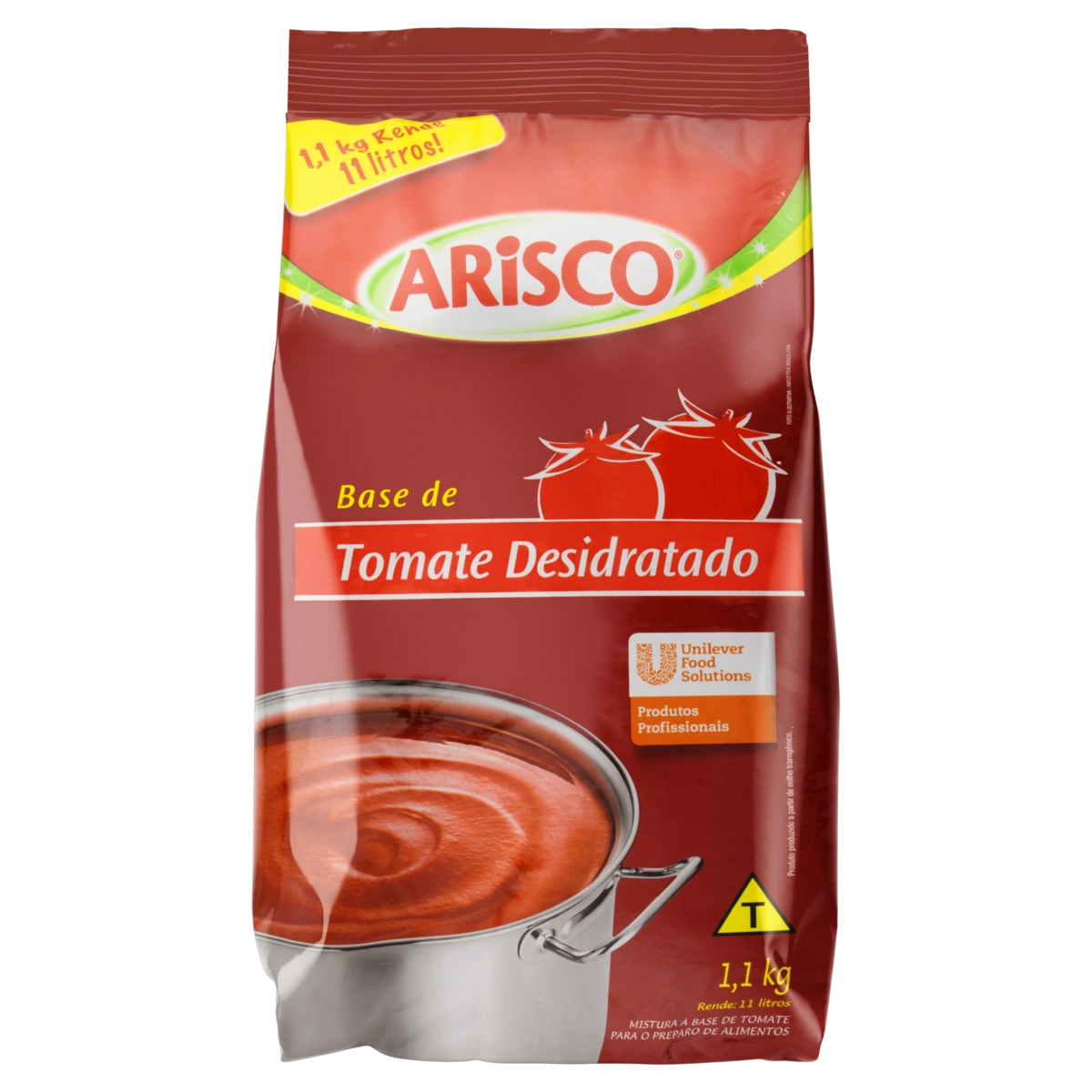 Tomate Pó Desidratado Arisco Pacote 1,1kg