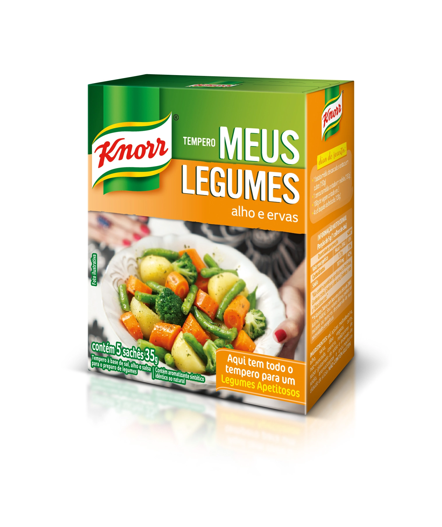 Tempero Knorr Meus Legumes Alho E Ervas 35g