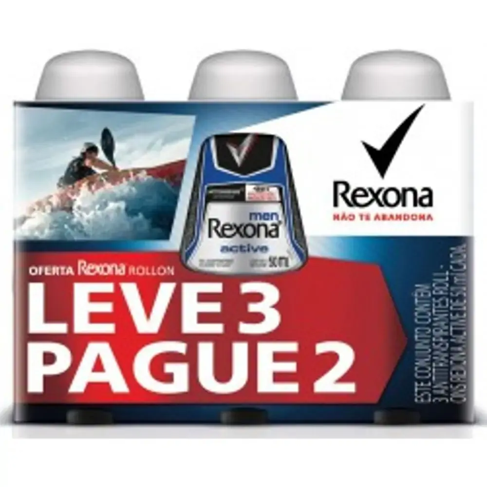Desodorante.rexona Lv3 Pg2 Roll On Active