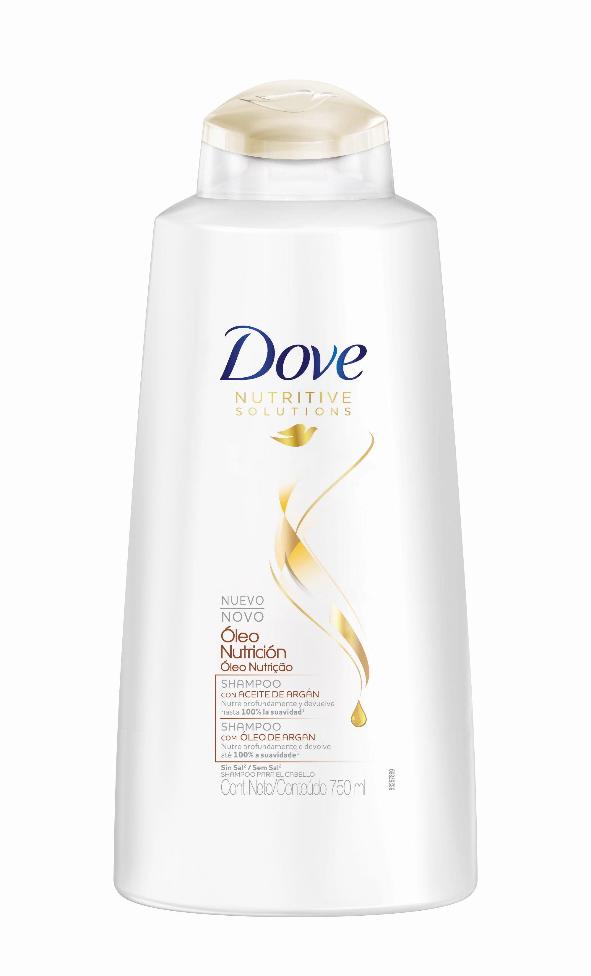 Shampoo Dove óleo Nutrição 750ml
