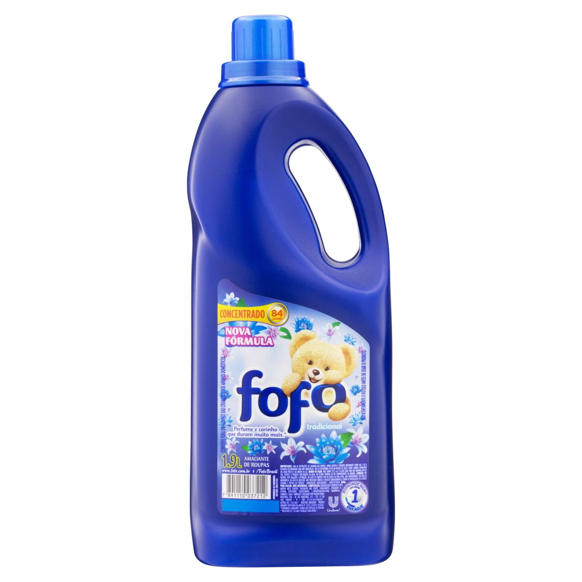 Amaciante De Roupa Concentrado Tradicional Fofo Frasco 1,9l