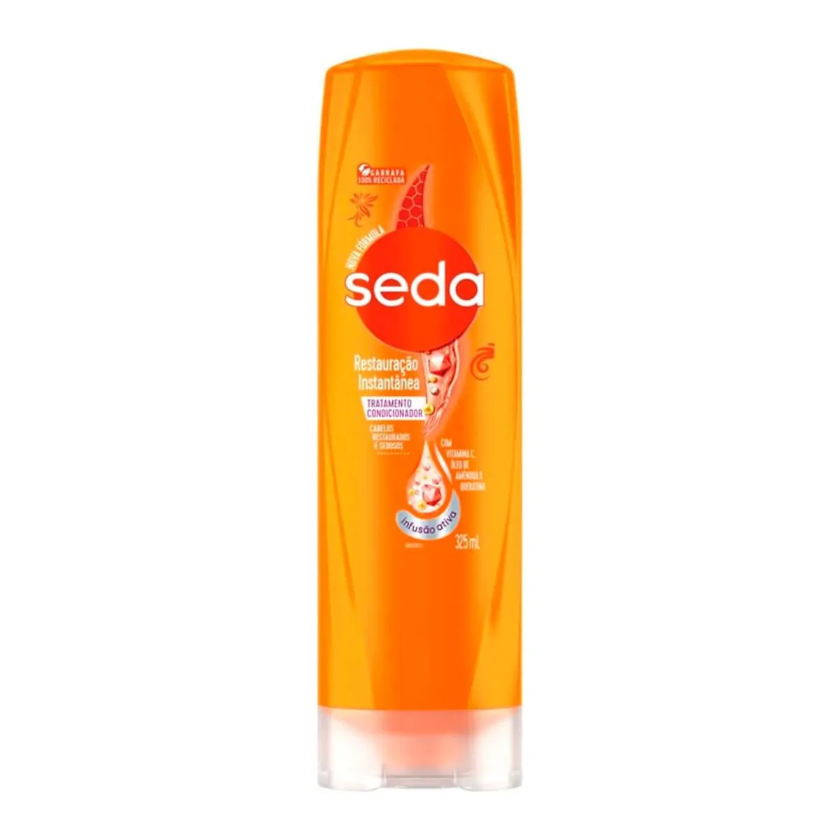 Tratamento Condicionador Seda Restauração Instantânea Frasco 325ml