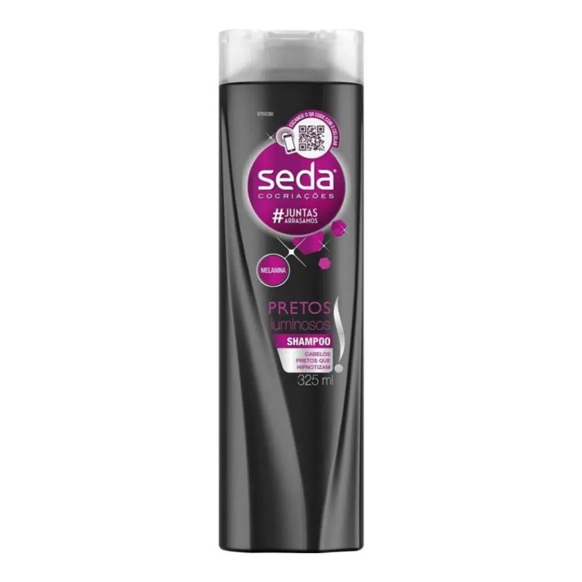 Shampoo Melanina Seda Cocriações Pretos Luminosos 325 ml