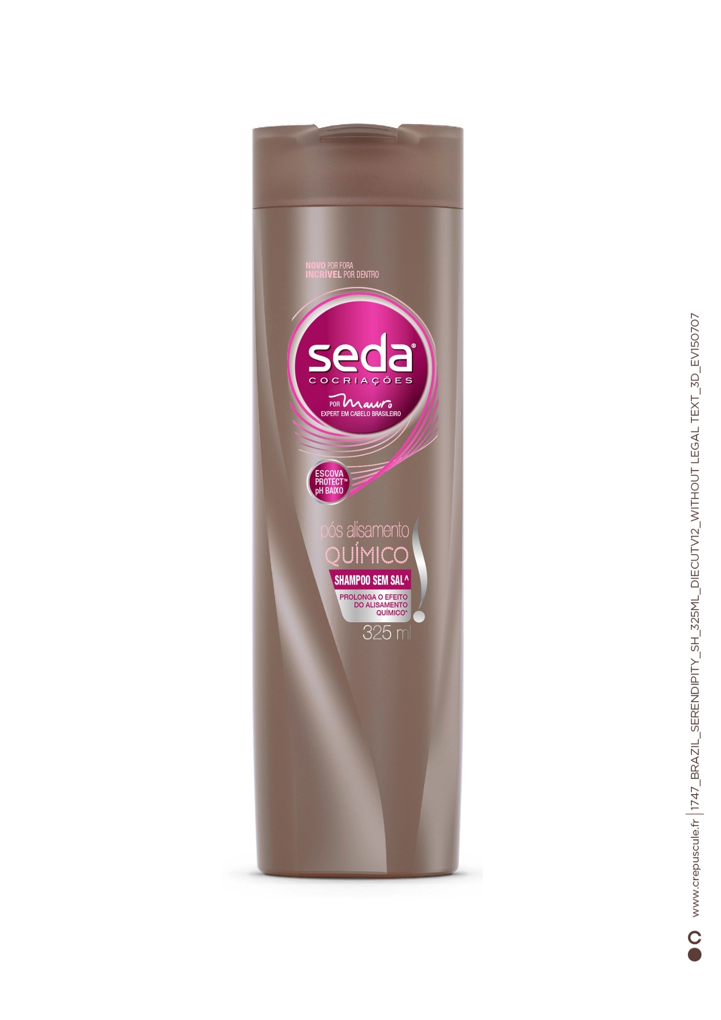 Seda Sh Pos Alisamento Quim 12x325ml