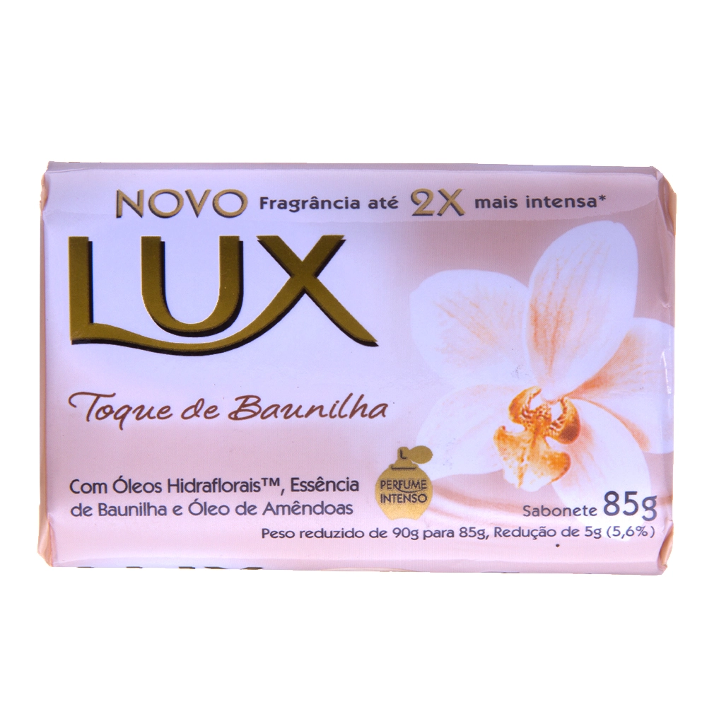 Sabonete Em Barra Toque De Baunilha 85g Lux