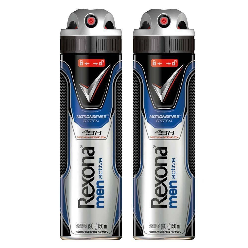 Kit Desodorante Aerosol Men Active 254g Rexona