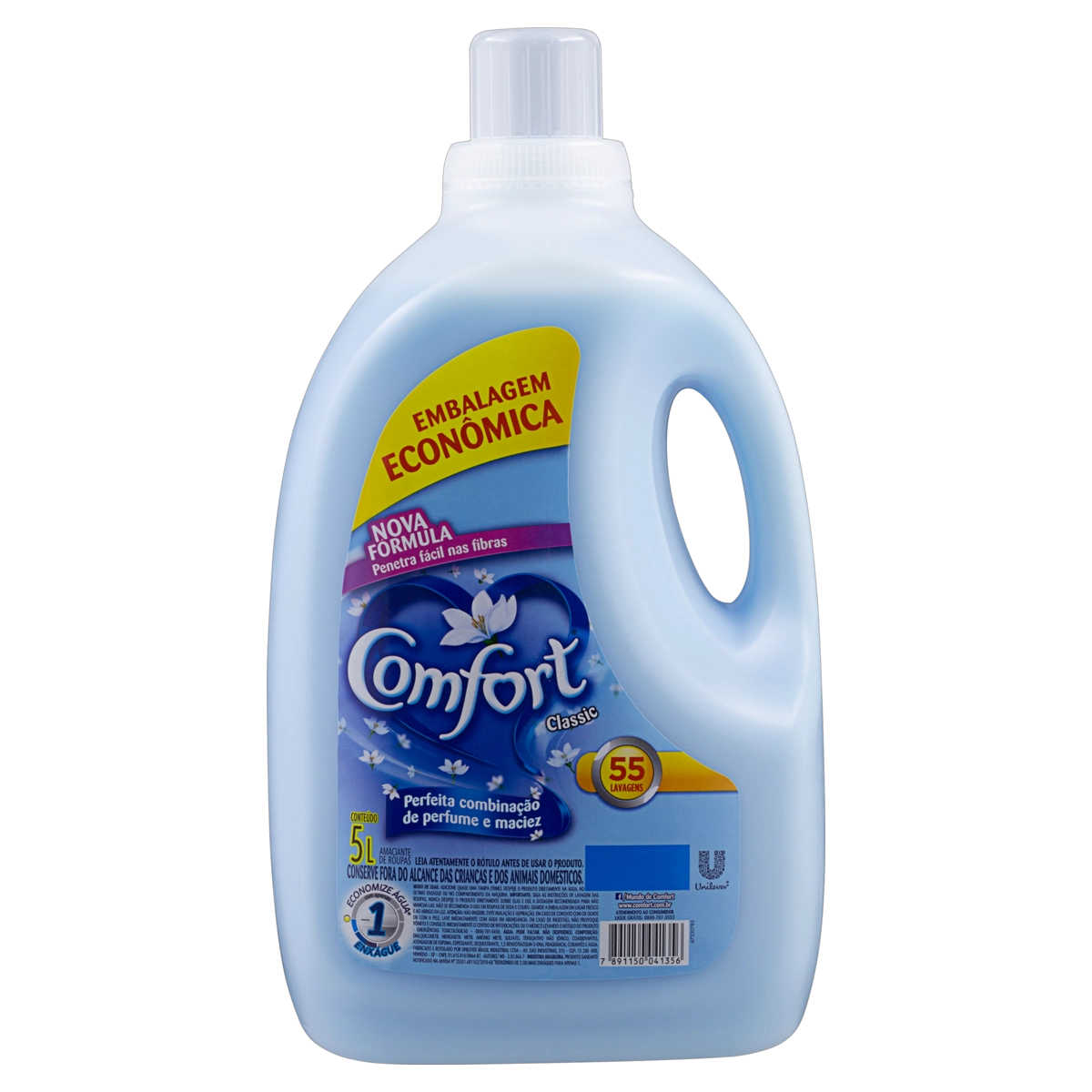 Amaciante De Roupa Diluído Classic Comfort Galão 5l
