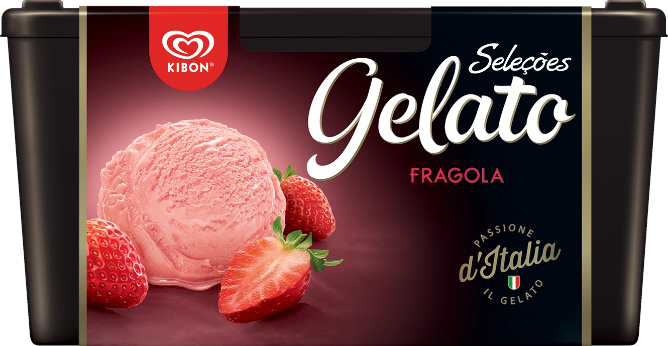 Sorvete Kibon Seleções Gelato Fragola 1,5l