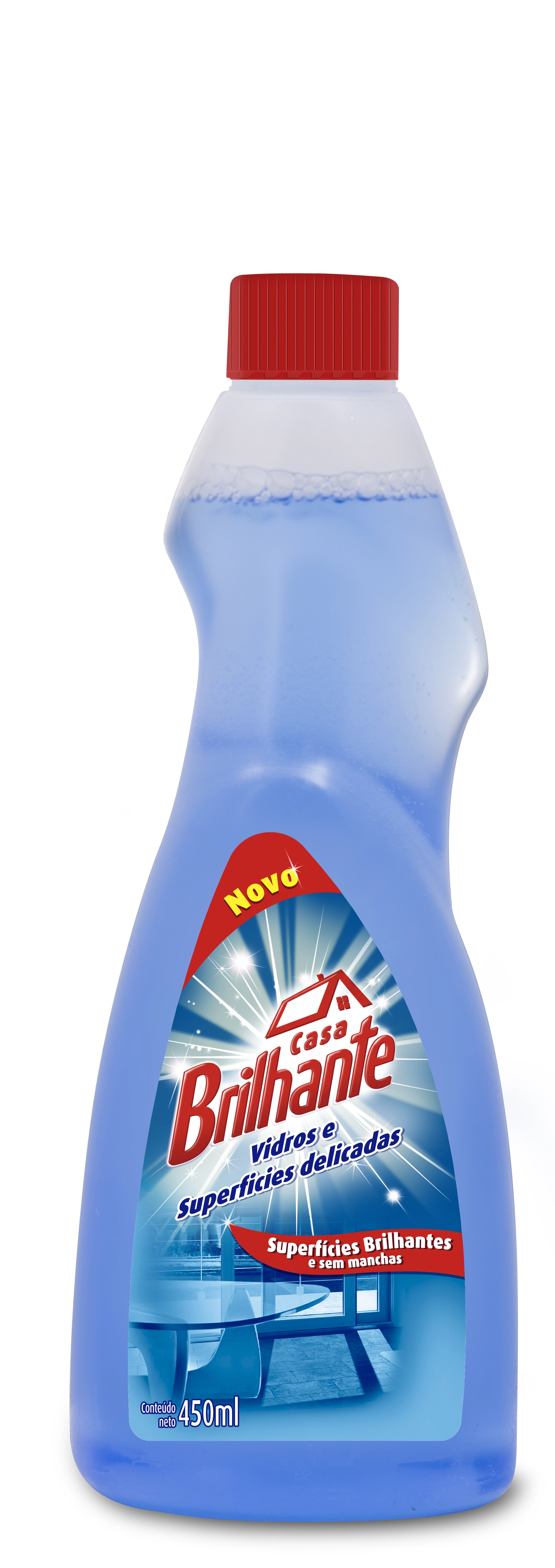 Refil Limpador Para Vidros Brilhante Casa 450ml