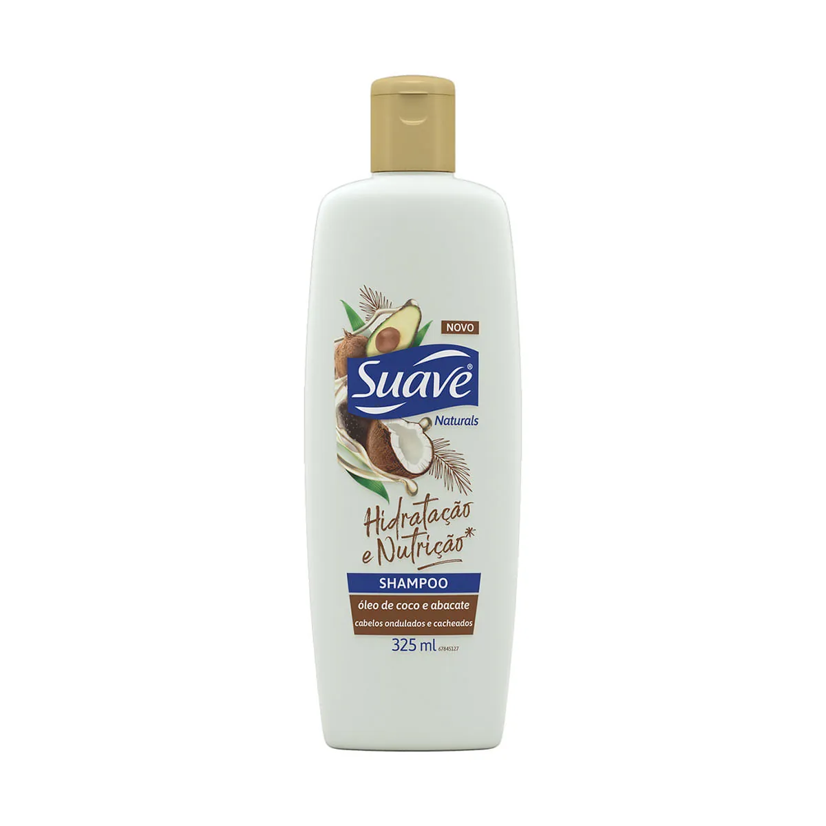 Shampoo óleo De Coco E Abacate Suave Naturals Hidratação E Nutrição Frasco 325ml