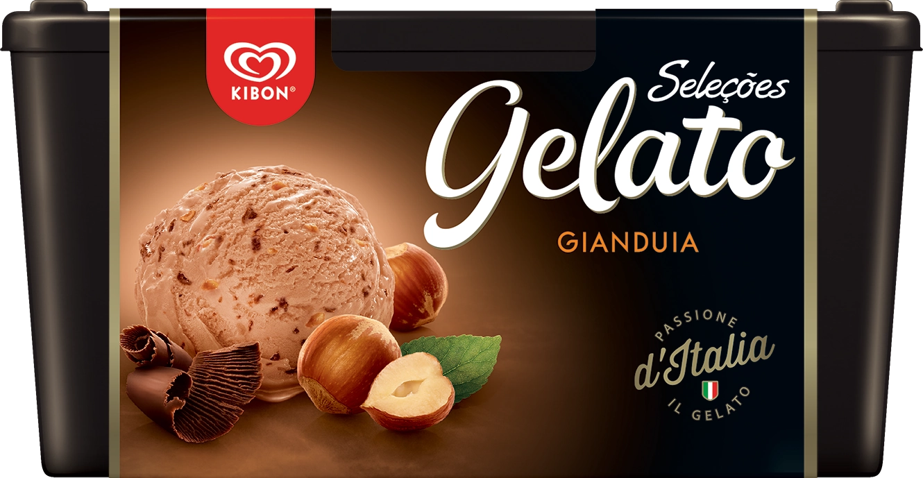 Sorvete Kibon Seleções Gelato Gianduia 1,5l