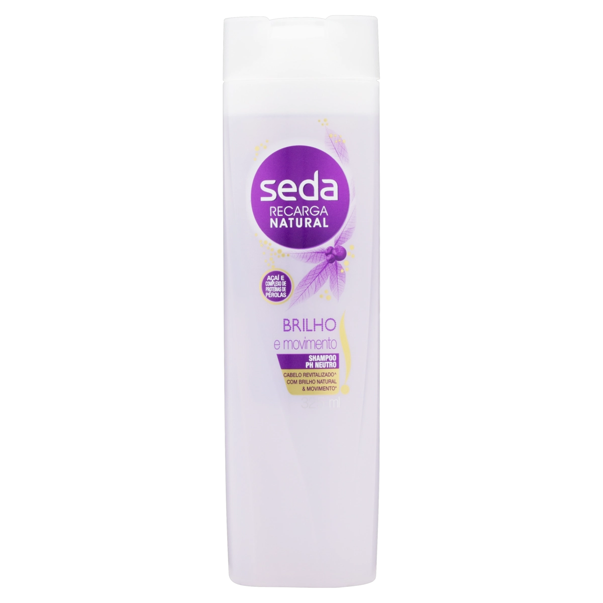 Shampoo Seda Recarga Natural Brilho E Movimento Frasco 325ml