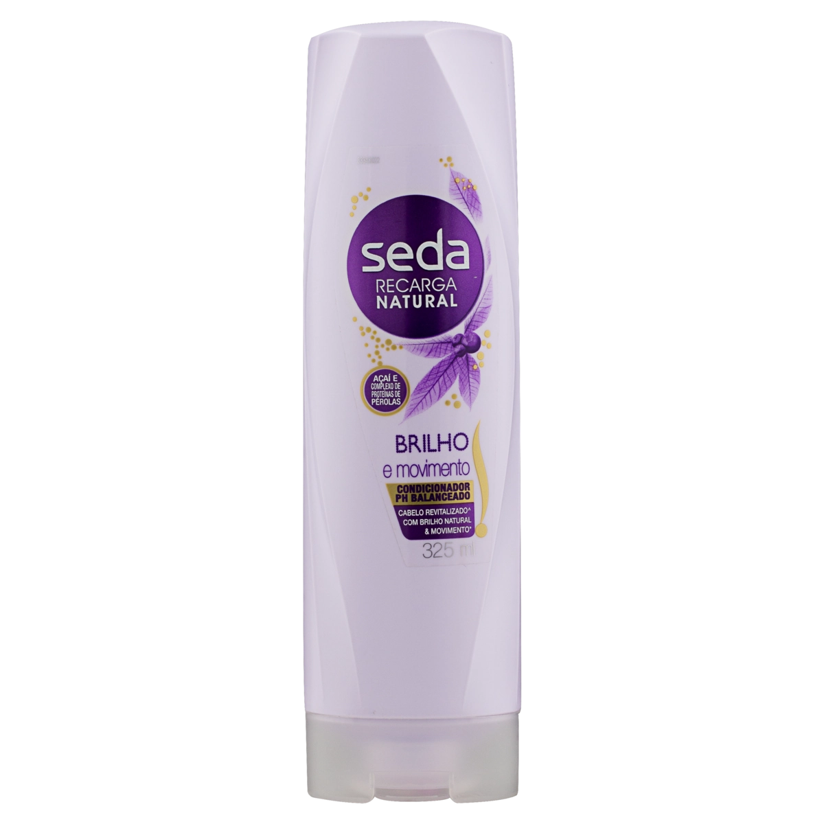 Condicionador Seda Recarga Natural Brilho E Movimento Frasco 325ml