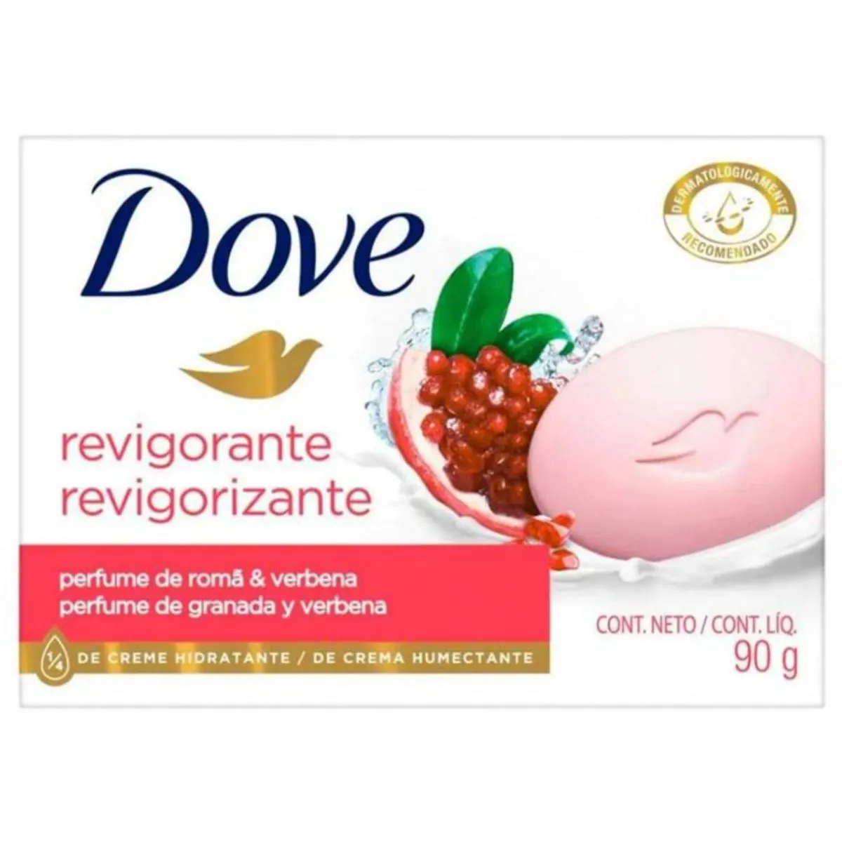 Sabonete em Barra Corporal Dove Go Fresh Romã e Verbena 90g