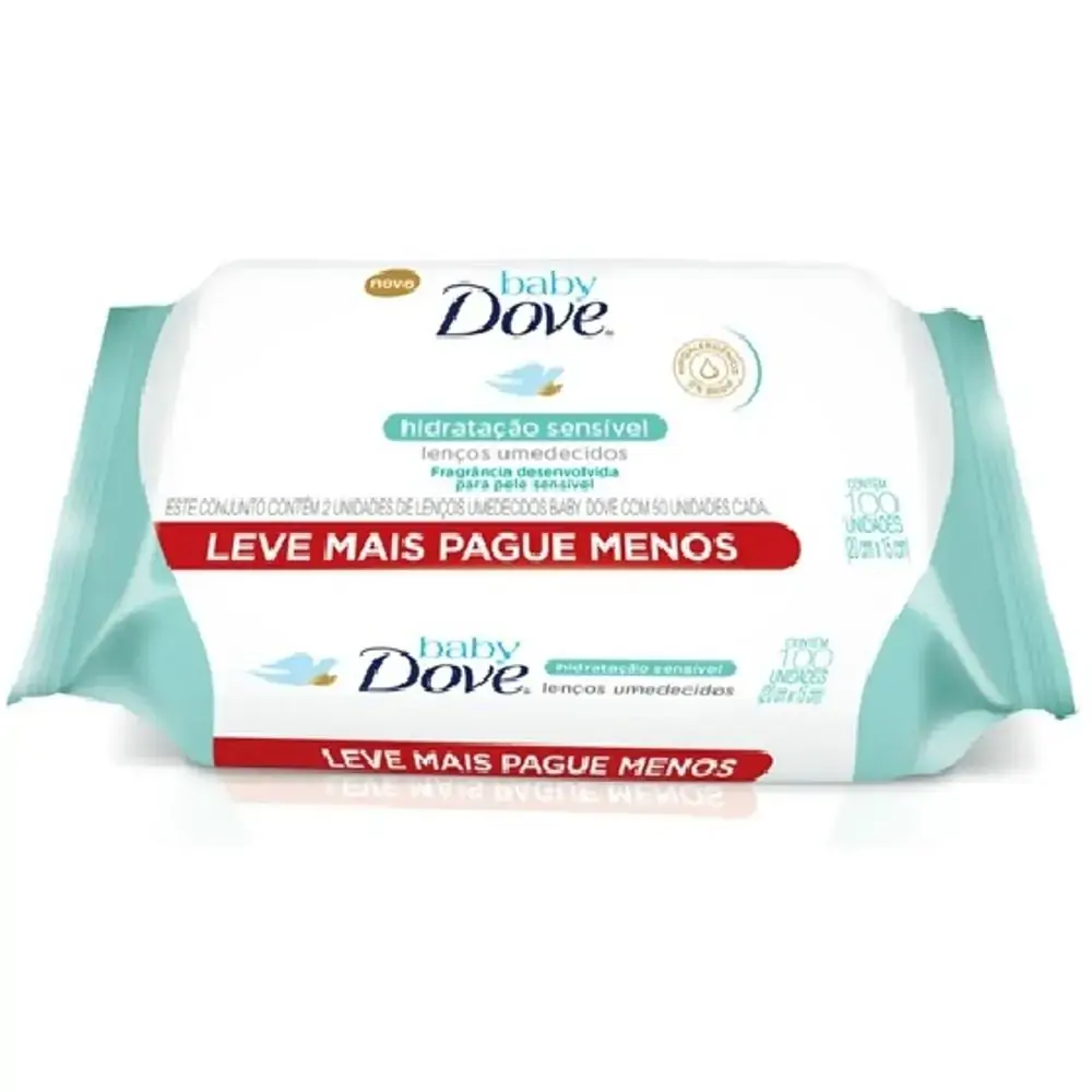 Lenco Umedecido Dove Baby C/50 L P Hid.sensivel