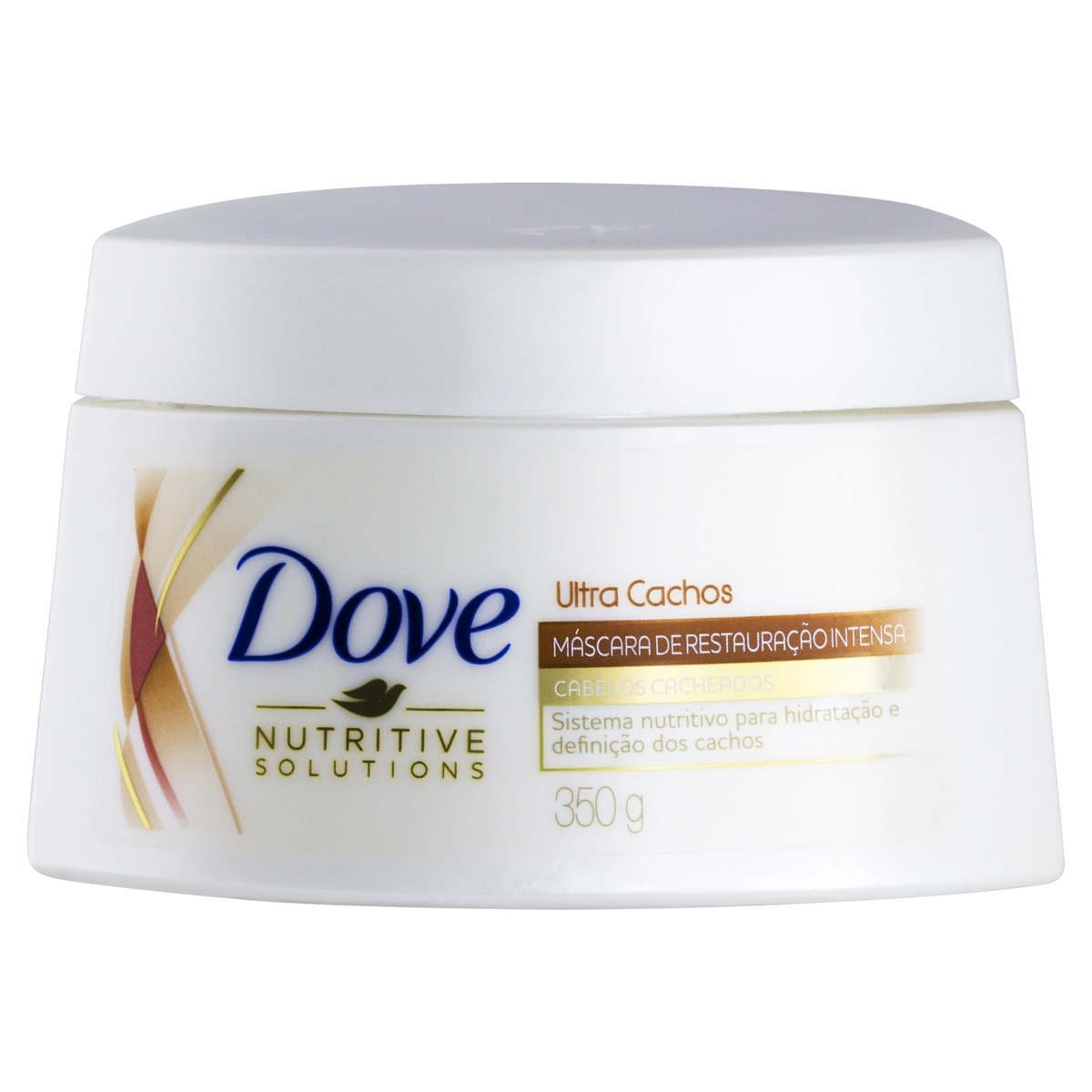 Máscara De Restauração Intensa Dove Nutritive Solutions Ultra Cachos Pote 350g