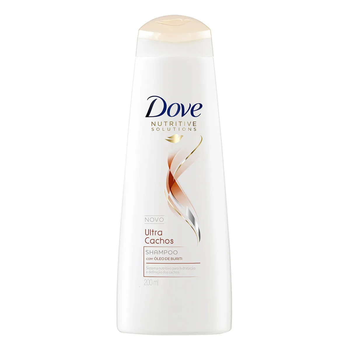 Shampoo Dove Nutritive Solutions Ultra Cachos Frasco 200ml