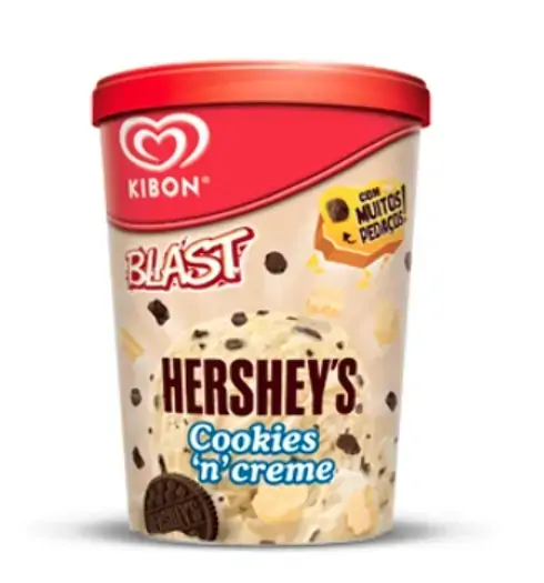 Sorvete Blast Cookies Cream 1l Kibon