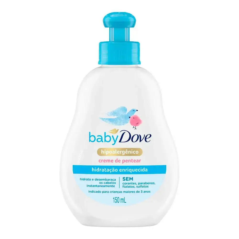 Creme Para Pentear Hidratação Enriquecida Dove Baby Frasco 150ml