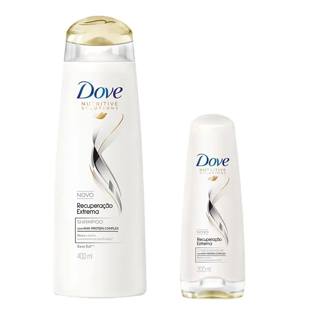 Shampoo Dove 400ml Cond.200ml P.esp.reconst.extrem