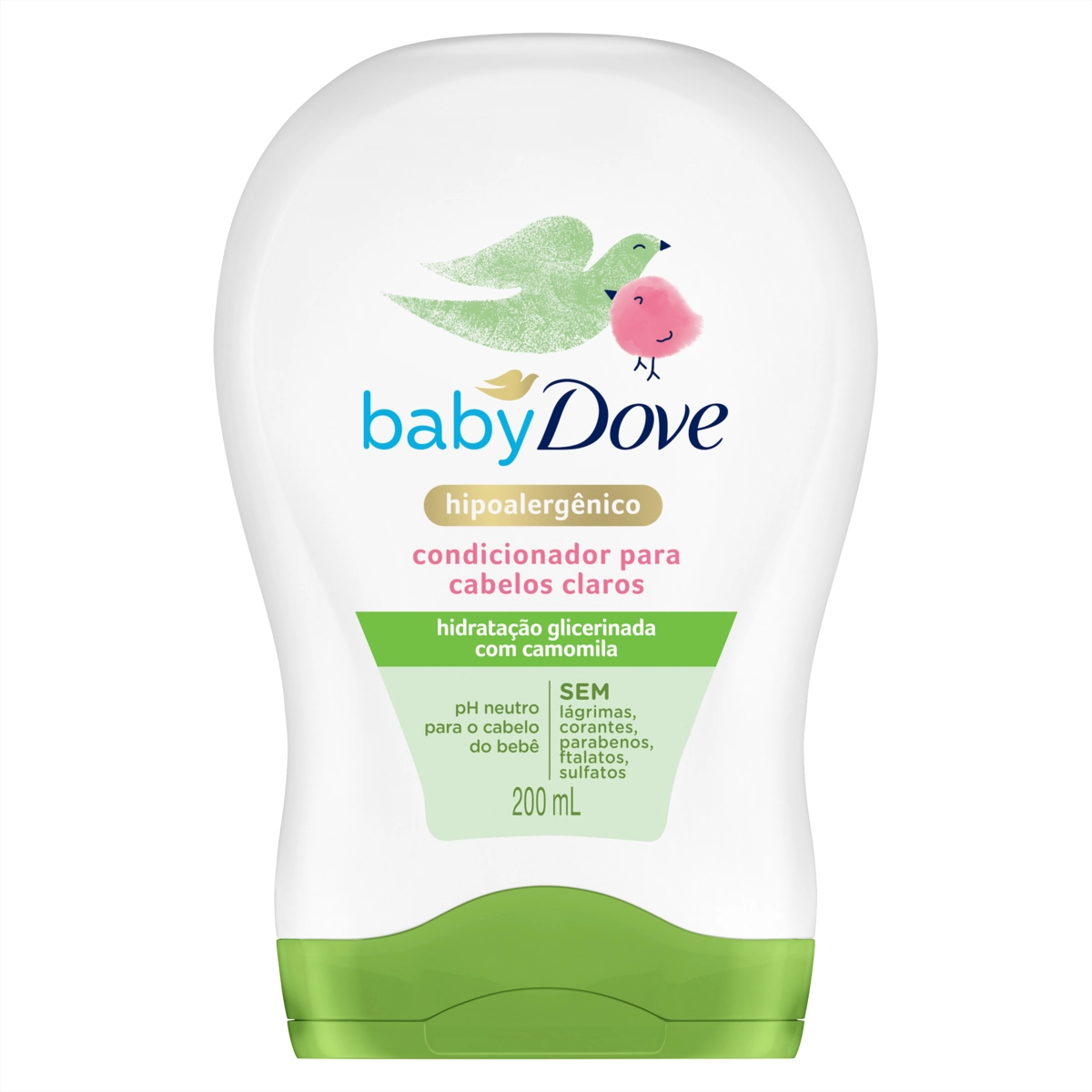 Condicionador Hidratação Glicerinada Camomila Dove Baby Frasco 200ml