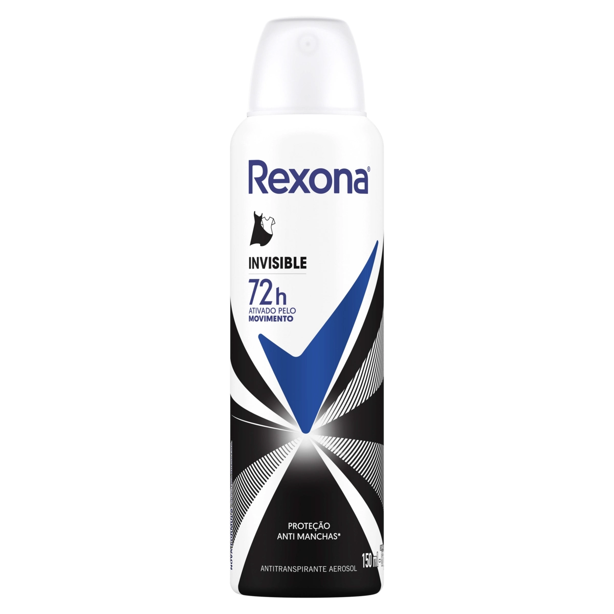 Des Aero Rexona 150ml Fem Invisible C/2 Lv Pg