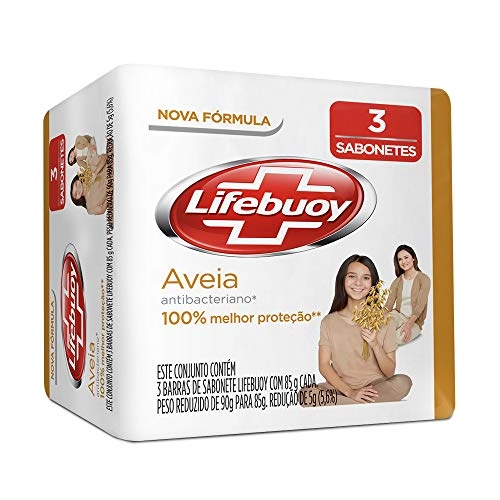 Sabonete Lifebuoy 85g C/3 Aveia